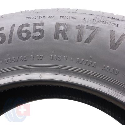 3. 1 x CONTINENTAL 215/65 R17 103V XL EcoContact 6 Lato 2021 5,8mm