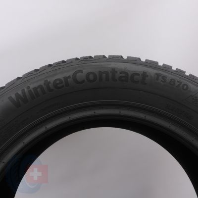 5. Opona 205/55 R16 1x CONTINENTAL 91T WinterContact TS870 Zimowa 2022 Jak Nowa 8,2mm