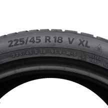5. Opony 225/45 R18 2x CONTINENTAL 95V XL WinterContact TS870P zimowe 7-7,5mm 2021/23 Jak Nowe