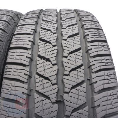 3. Opony 225/65 R16C 2x CONTINENTAL 112/110R VanContactWinter Zimowe 2023 10mm JAK NOWE 