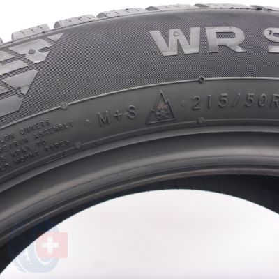 4. Opona 215/50 R17 1x NOKIAN 95V WR Snowproof P Zimowa 2021 Jak Nowa