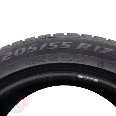 5. 2 x PIRELLI 205/55 R17 95H XL Sottozero 3 Winter J Zima 6,3-7mm 2022