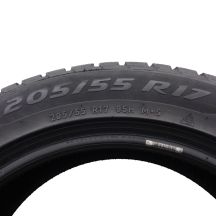 5. 2 x PIRELLI 205/55 R17 95H XL Sottozero 3 Winter J Zima 6,3-7mm 2022