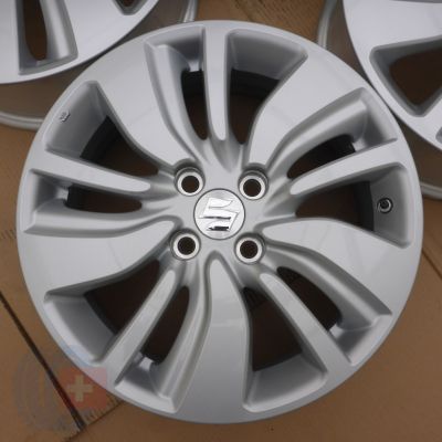 4. 4 x Alufelgi 16 SUZUKI 4x100 6J ET45 Swift Ciaz czujniki Oryginalne 