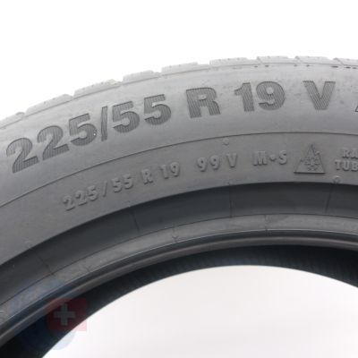 6. Opony 225/55 R19 2x CONTINENTAL 99V WinterContact TS 850 P SUV Zimowe 2019 Jak Nowe