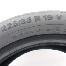 6. Opony 225/55 R19 2x CONTINENTAL 99V WinterContact TS 850 P SUV Zimowe 2019 Jak Nowe