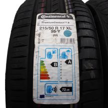 2. 2 x CONTINENTAL 215/50 R17 95Y XL PremiumContact 6 Lato 2019 Jak Nowe