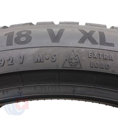 2. 1 x CONTINENTAL 225/40 R18 92V XL WinterContact TS870P Zima 7mm 2021 Jak Nowe