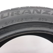 2. Opona 215/45 R17 1x BRIDGESTONE 87V Turanza T001 Letnia 2012 7,2mm