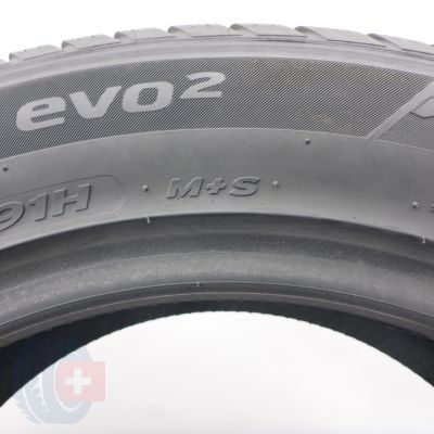 8. Opony 205/55 R16 2x HANKOOK 91H Winter I Cept evo2 W320 Zimowe 2016, 2017 6,5-7mm