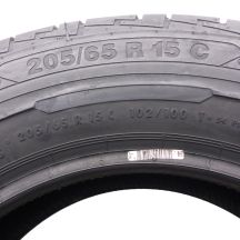 6. Opony 205/65 R15C 4x CONTINENTAL 102/100R ContiVanContact 100 Letnie 2015 Nieużywane