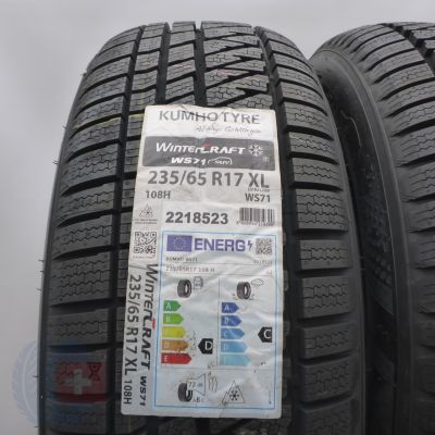 4. Opony 235/65 R17 4x KUMHO 108H XL WinterCraft WS71 SUV Zimowe 2022 Nieużywane 4. Opony 235/65 R17 4x KUMHO 108H XL WinterCraft WS71 SUV Zimowe 2022 Nieużywane