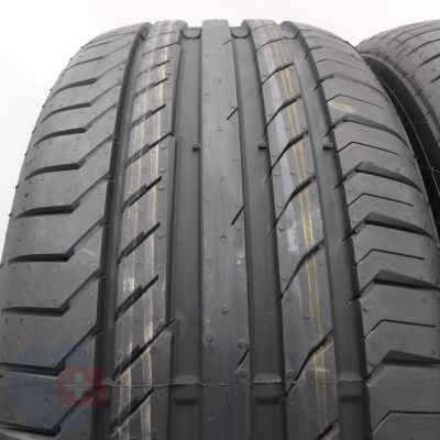 2. Opony 225/50 R17 2x CONTINENTAL 94W ContiSportContact 5 RunFlat BMW Letnie 2020 7mm