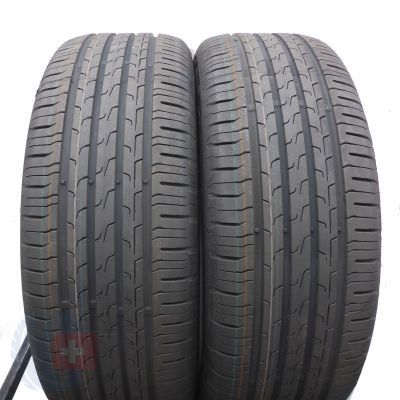 4. Opony 215/55 R17 4x CONTINENTAL 94V EcoContact6 Letnie 2024 Jak Nowe Nieużywane