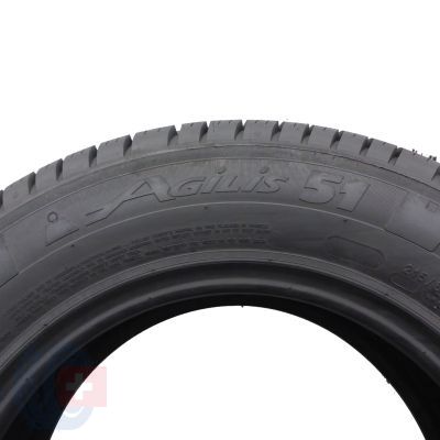 6. Opony 215/65 R15C 2x MICHELIN 104/102T Agilis 51 Letnie 2015 Nieużywane