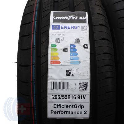 2. 2 x GOODYEAR 205/55 R16 91V EfficientGrip Performance 2 Lato 2024 Jak Nowe