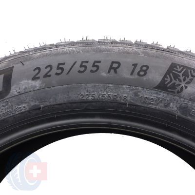 5. 2 x MICHELIN 225/55 R18 102V XL Pilot Alpin 5 Zima 2020 Jak Nowe Nieużywane 