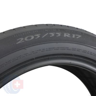 5. 4 x MICHELIN 205/55 R17 91W Primacy 3 MO Lato 2018 5,5-5,8mm