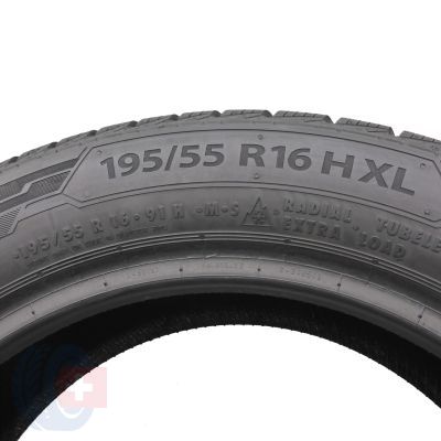 5. Opony 195/55 R16 2x BARUM 91H XL Polaris 5 Zimowe 2021 7,2-8mm