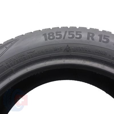 5. Opony 185/55 R15 2x CONTINENTAL 86H XL AllSeasonContact Wielosezonowe 2021 Jak Nowe