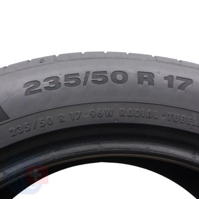 3. 1 x CONTINENTAL 235/50 R17 96W ContiSportContact 5 Lato 2020 6mm