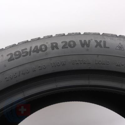 5. Opony 295/40 R20 2x CONTINENTAL 110W XL WinterContact TS860S MGT Zimowe 2020 Jak Nowe Nieużywane 