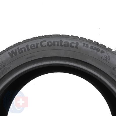 5. Opony 235/55 R19  2x CONTINENTAL 105V XL WinterContact TS 870 P Zimowe 2022 8-8,2mm Jak Nowe 