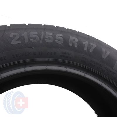 4. Opona 215/55 R17 1x CONTINENTAL 94V ContiEcoContact 5 Letnia 2018 Nieużywana 