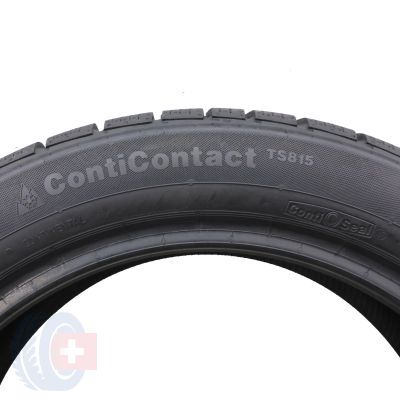 7. 4 x CONTINENTAL 205/50 R17 93V XL  ContiContact TS815 Wielosezon 2019, 2020 Jak Nowe 7-8,2mm