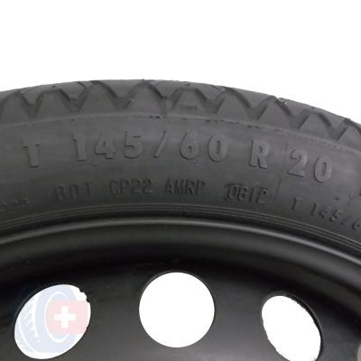 4. Koło zapasowe 1x CONTINENTAL 145/60 R20 105M CST 5x112 4,5J Et22 Letnia 2012 Audi A6