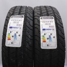 5. Opony 215/75 R16C 4x CONTINENTAL 116/114R ContiVanContact 100 Letnie 2021 Nieużywane