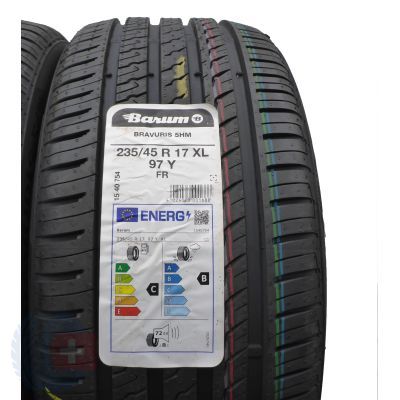 2. Opony 235/45 R17 4x BARUM 97Y XL Bravuris 5 Letnie 2022 Jak Nowe 