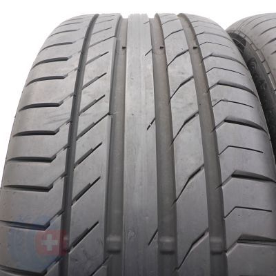 2. Opony 235/45 R19 2x CONTINENTAL 95V ContiSportContact 5 RunFlat MOE Letnie 2018 7,2mm