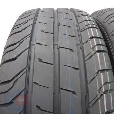 2. Opony 225/55 R17C 2x CONTINENTAL 109/107H ContiVanContact 200 Letnie 2024 Jak Nowe Nieużywane