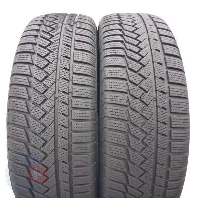 2 x CONTINENTAL 215/60 R18 102T XL WinterContact TS850P SSR MOE SUV Zima 7,5mm 2022 Jak Nowe