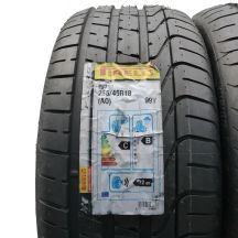 2. Opony 255/45 R18 2x PIRELLI 99Y P Zero A0 Letnie 2016 Nieużywane 