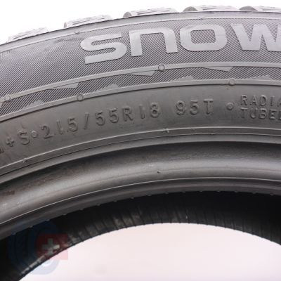 6. Opony 215/55 R18 4x NOKIAN 95T Snowproof 2 SUV Zimowe 2023 Jak Nowe 8-8,2mm