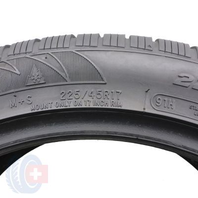 4. 2 x COOPER 225/45 R17 91H WM-SA2+ Zima 2020 6,8-7,2mm 