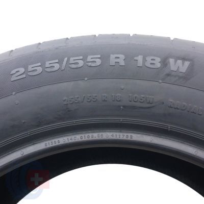 4. 2 x CONTINENTAL 255/55 R18 105W ContiSportContact 5 MO SUV Lato 2018 Jak Nowe