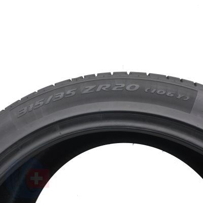 5. Opony 315/35 R20 2x PIRELLI 106Y XL PZero J Letnie 2019 4,5-5mm