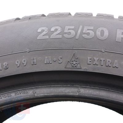 2. 4 x CONTINENTAL 225/50 R18 99H AO ContiWinterContact TS830P Zima 2022 6,8-7,5mm