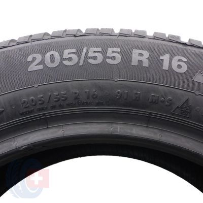 6. 2 x CONTINENTAL 205/55 R16 91H ContiWinterContact TS830 Zima 2010 Nieużywane