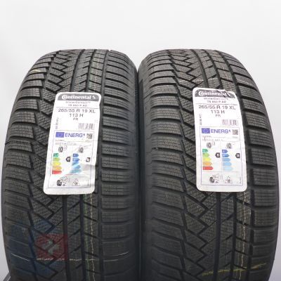 5. Opony 265/55 R19 4x CONTINENTAL 113H XL AO SUV WinterContact TS850P Zimowe 2023 Nieużywane