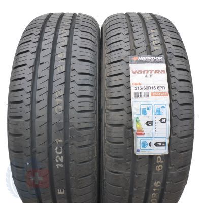 2 x HANKOOK 215/60 R16C 103/101T Vantra LT Ra18 Lato M+S 2015 Nieużywane