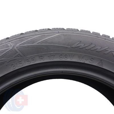 5. 2 x VREDESTEIN 215/55 R17 98V XL Wintrac Pro Zima 2022 6,2-7,5mm