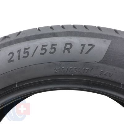 6. 4 x MICHELIN 215/55 R17 94V Primacy 4 Lato 2020/21 5.2-6.2mm