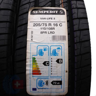 2. 2 x SEMPERIT 205/75 R16C 110/108R Van-Life 2 Lato 2019 Jak Nowe