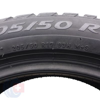 6. Opony 205/50 R17 4x PIRELLI 93H XL A01 Sottozero 3 Winter Zimowe 2021 6,2-7mm