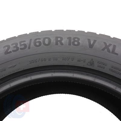 5. Opony 235/60 R18 2x CONTINENTAL 107V XL WinterContact TS870P Zimowe 2024 6,8mm