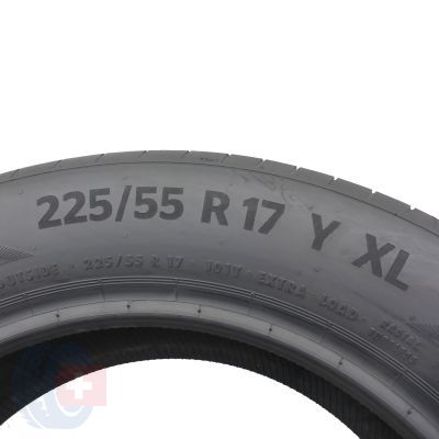 5. 1 x CONTINENTAL 225/55 R17 101Y XL Premium Contact 6 Lato 2019 6.9mm